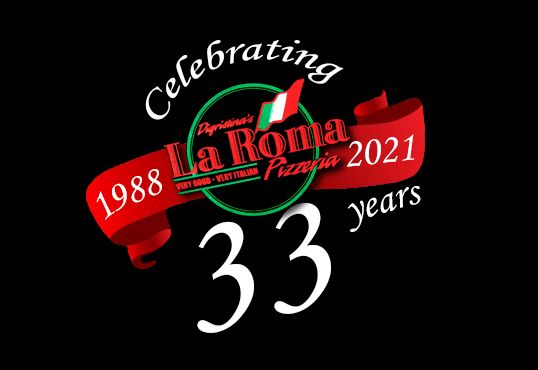 La Roma 1988 - 2014 26th Anniversary Logo